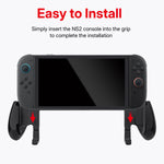 Mcbazel DOBE Console Grip with Game Cards Storage for NS2 - Black