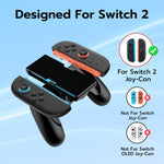 Mcbazel DOBE Controller Grip with Charging Function for Nintendo Switch 2 -Black(TNS-3177)