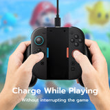 Mcbazel DOBE Controller Grip with Charging Function for Nintendo Switch 2 -Black(TNS-3177)