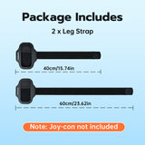 Mcbazel Gamepad Leg Strap for Nintendo Switch/NS2 Joy-con-Black(HBS-2860)