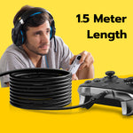 Mcbazel DOBE 1.5-Meter Charging Cable For NS2/Nintendo Switch OLED/PS5/XBOX -Black
