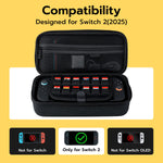Mcbazel DOBE 10 Pieces Storage and Protection Kit with Game Card Case for NS2
