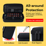 Mcbazel DOBE 10 Pieces Storage and Protection Kit with Game Card Case for NS2