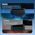 Mcbazel DOBE Cooling Fan Stand with Game Cards Storage for NS 2 Console-Black