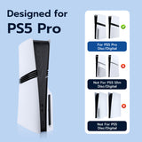 Mcbazel Ipega 8 in 1 DE/UHD Gaming Console Dust Cover and Plug for PS5 Pro DE/UHD Gaming Console-Black(PG-P5R001)