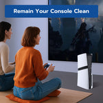 Mcbazel Ipega 8 in 1 DE/UHD Gaming Console Dust Cover and Plug for PS5 Pro DE/UHD Gaming Console-Black(PG-P5R001)