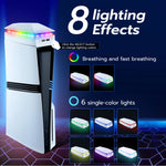 Mcbazel Upper Cooling Fan with RGB Lighting for PS5 Pro-White(SY-P5-619H)