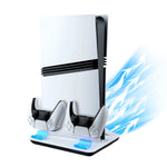 Mcbazel DOBE Mltifunctional Cooling Stand with Charging for PS5/PS5 Slim/PS5 Pro Console-White