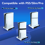 DOBE Multifunctional Cooling Fan For PS5/PS5slim/PS5 Pro-White(TP5-0599B)