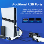 DOBE Multifunctional Cooling Fan For PS5/PS5slim/PS5 Pro-White(TP5-0599B)