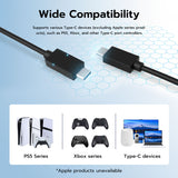 3 Meter USB C to USB C Charging Cable for PS5 Controller-Black-Middle Box#