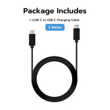 3 Meter USB C to USB C Charging Cable for PS5 Controller-Black-Middle Box#