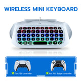 Wireless Mini Keyboard for PS5/Edge Controller White (#TP5-35135)