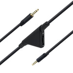 2M Audio Extension Cable with Volume Control for Logitech Astro A10/A30/A40 Gaming Headset - Black