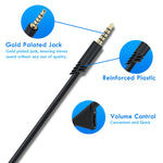 2M Audio Extension Cable with Volume Control for Logitech Astro A10/A30/A40 Gaming Headset - Black
