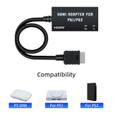 Mcbazel HDMI Adapter for PS2 / PS1, PS1 / PS2 to HDMI