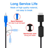 Component HD AV Cable for PS2/PS3/PS3 Slim – 6FT High Definition Video and Audio Cord, HDTV and EDTV (480p Output Supported) Compatible with PS2/PS3/PS3 Slim