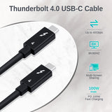 1 Meter Thunderbolt 4.0 USB-C Cable