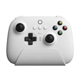 8Bitdo Ultimate 2.4G Wireless Controller with Charging Dock for Windows PC/Android/Raspberry Pi - White (81HA01)