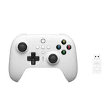 8Bitdo Ultimate 2.4G Wireless Controller with Charging Dock for Windows PC/Android/Raspberry Pi - White (81HA01)