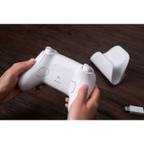 8Bitdo Ultimate 2.4G Wireless Controller with Charging Dock for Windows PC/Android/Raspberry Pi - White (81HA01)