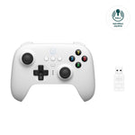 8Bitdo Ultimate 2.4G Wireless Controller with Charging Dock for Windows PC/Android/iOS - Hall Edition/White (81HA07)
