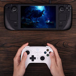 8Bitdo Ultimate 2.4G Wireless Controller with Charging Dock for Windows PC/Android/iOS - Hall Edition/White (81HA07)