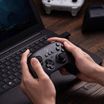 8Bitdo Ultimate 2.4G Wireless Controller with Charging Dock for Windows PC/Android/iOS - Hall Edition/Black (81HA08)