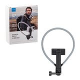 Magnetic Adjustable Neck Phone Holder for Mobile Phone/GoPro/DJI-Gray(S7Pro)