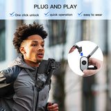 Magnetic Adjustable Neck Phone Holder for Mobile Phone/GoPro/DJI-Gray(S7Pro)