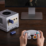 8BitDo Bluetooth Retro Receiver for NGC, Wii and Windows, Compatible with Xbox Series Controller, Xbox One Bluetooth Controller, Switch Pro and PS5/PS4 Controller