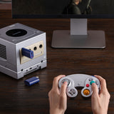 8BitDo Bluetooth Retro Receiver for NGC, Wii and Windows, Compatible with Xbox Series Controller, Xbox One Bluetooth Controller, Switch Pro and PS5/PS4 Controller