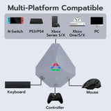 Mcbazel DOBE Mouse and Keyboard Converter for Nintendo Switch/Xbox one/Xbox one s/x/Xbox Series/PS4/PS3/PC-Black