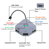 Mcbazel DOBE Mouse and Keyboard Converter for Nintendo Switch/Xbox one/Xbox one s/x/Xbox Series/PS4/PS3/PC-Black