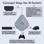 Mcbazel DOBE Mouse and Keyboard Converter for Nintendo Switch/Xbox one/Xbox one s/x/Xbox Series/PS4/PS3/PC-Black