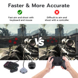Mcbazel DOBE Mouse and Keyboard Converter for Nintendo Switch/Xbox one/Xbox one s/x/Xbox Series/PS4/PS3/PC-Black