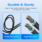Mcbazel 6 in 1 Charging Cable For PSP/WII U/GBA SP/PSVITA1000/3DS/NDSL -Black
