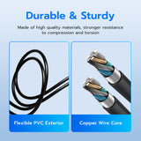Mcbazel 6 in 1 Charging Cable For PSP/WII U/GBA SP/PSVITA1000/3DS/NDSL -Black