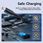 Mcbazel Type-C Female to 3DS Charging Cable-Black