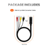 1.8M AV to HDMI Converter Cable#