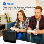 Mcbazel Oxford Nylon Fabric Dust Cover for Wii (Vertical-Black)