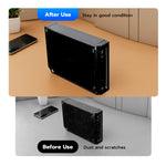 Mcbazel Oxford Nylon Fabric Dust Cover for Wii (Vertical-Black)