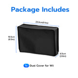 Mcbazel Oxford Nylon Fabric Dust Cover for Wii (Vertical-Black)