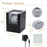 PU Leather Automatic Single Watch Winder - UK Plug(W125B)