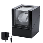 PU Leather Automatic Single Watch Winder - EU Plug(W125B)
