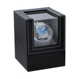 PU Leather Automatic Single Watch Winder - EU Plug(W125B)