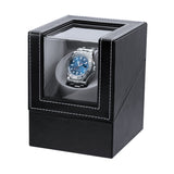 PU Leather Automatic Single Watch Winder - EU Plug(W125B)