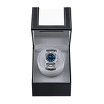 PU Leather Automatic Single Watch Winder - EU Plug(W125B)