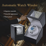 PU Leather Automatic Single Watch Winder - EU Plug(W125B)