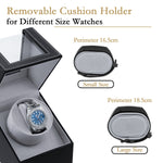 PU Leather Automatic Single Watch Winder - EU Plug(W125B)